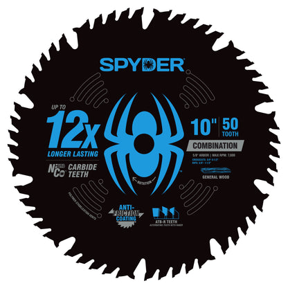 10" 50-Tooth Combination Circular Saw Blade Tarantula™