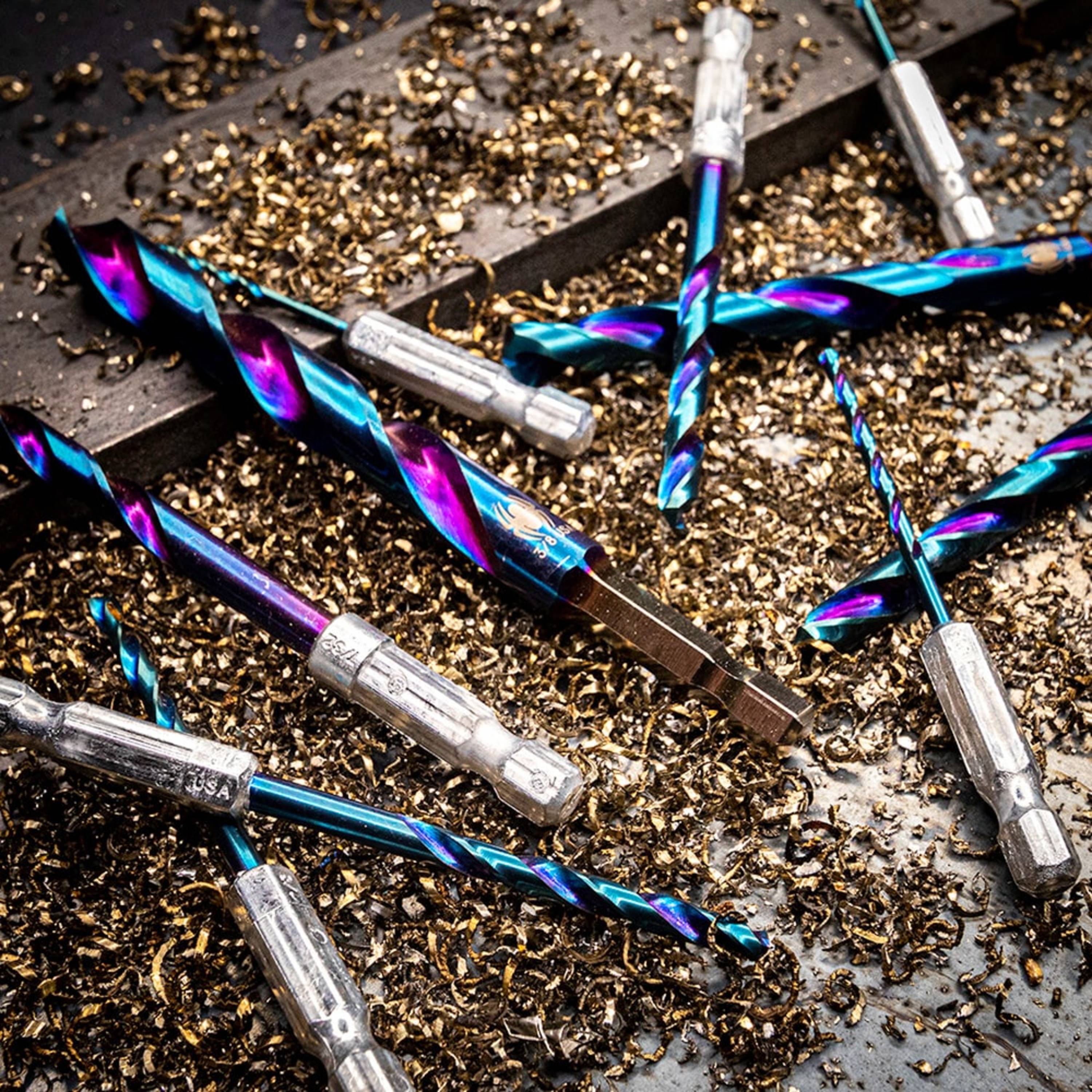 11-Piece Assorted HSS Twist Drill Bit Set Stinger™ Mach-Blue™