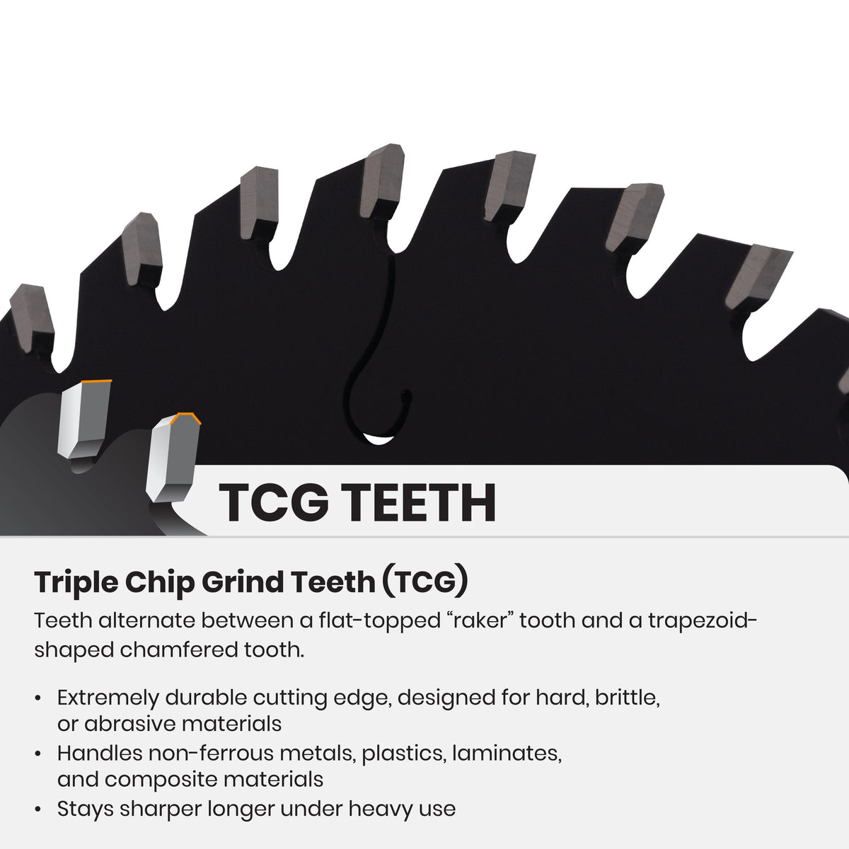 8" 40-Tooth Fine Finish Saw Blade for Wood