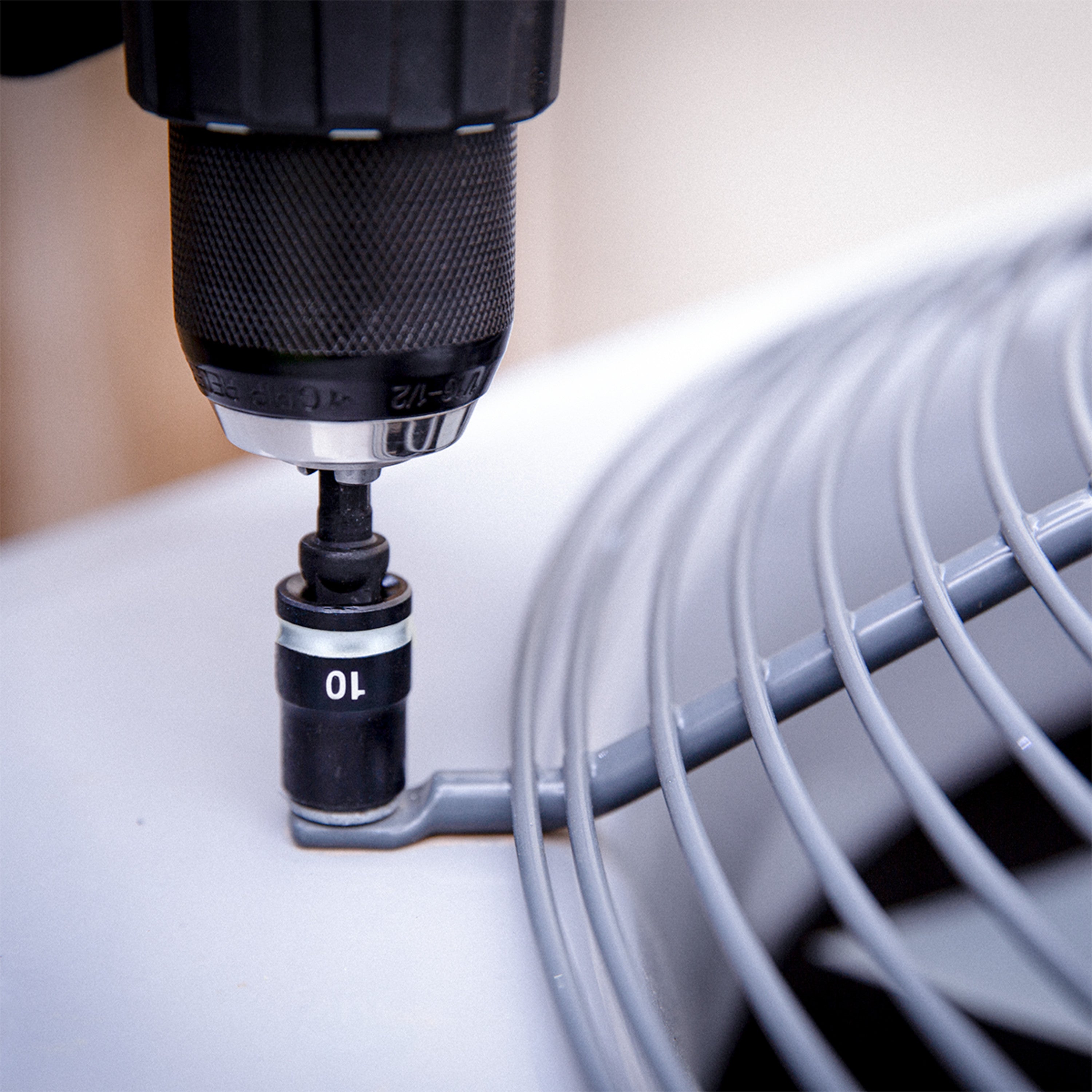 8-Piece 1/4 & 3/8" Drive SAE Flip Socket Set with 3" Impact Extension & 2 Impact Adapters