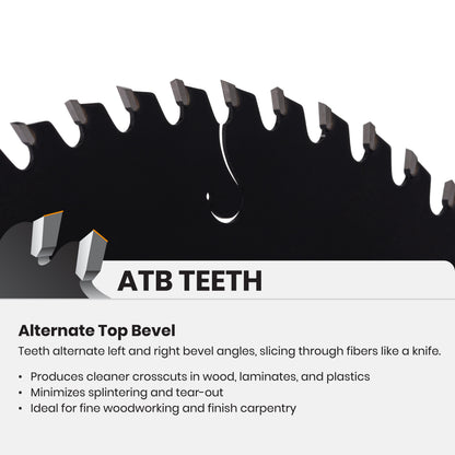 8-1/4" 60-Tooth Ultra Fine Finish Saw Blade for Wood