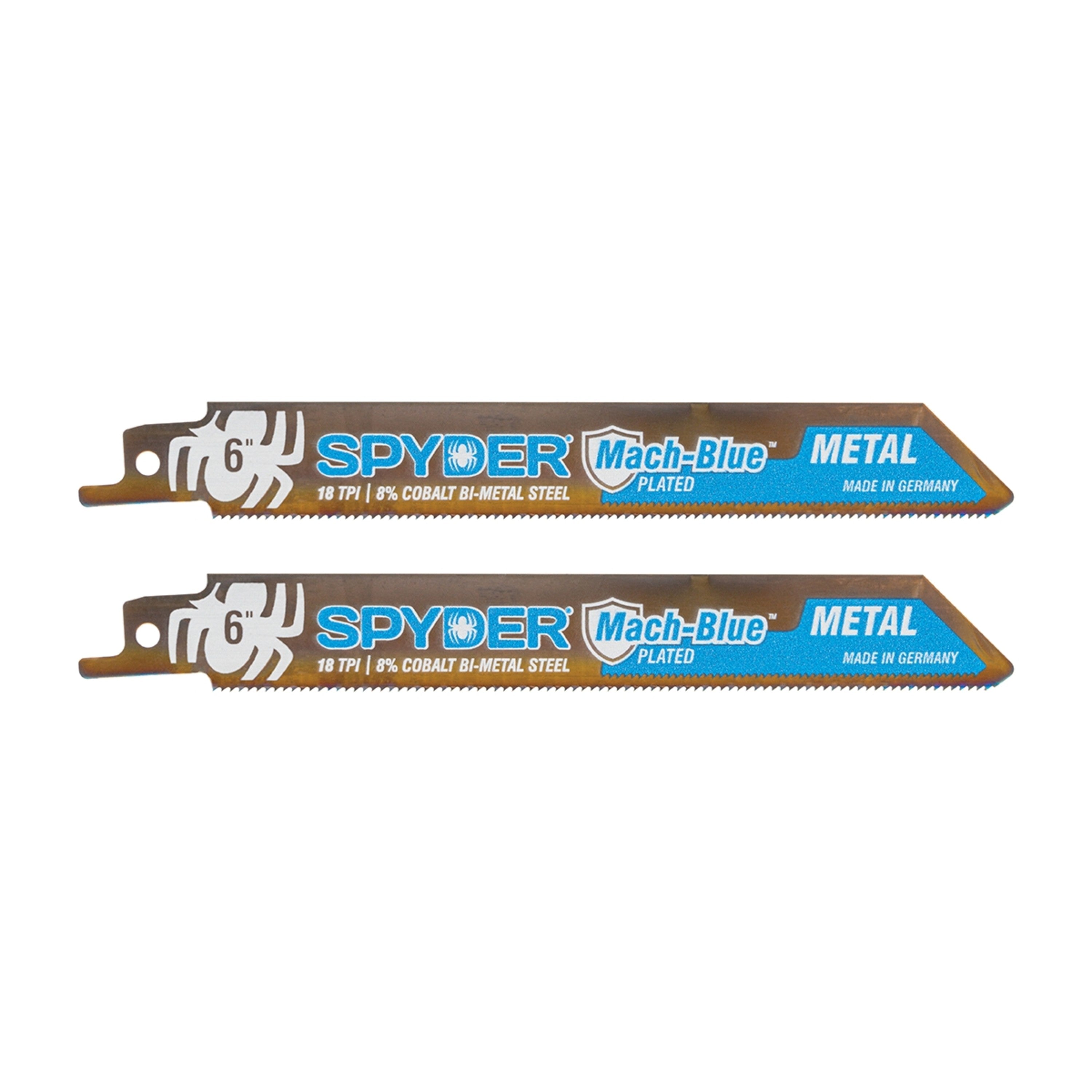 Hoja reciprocante Mach-Blue™ de 6" y 18 TPI (paquete de 2)