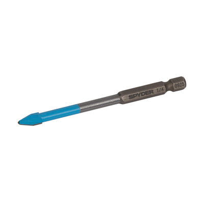 1/4" x 3.5" Quick-Release Hex Shank Carbide-Tipped Glass & Tile Drill Bit