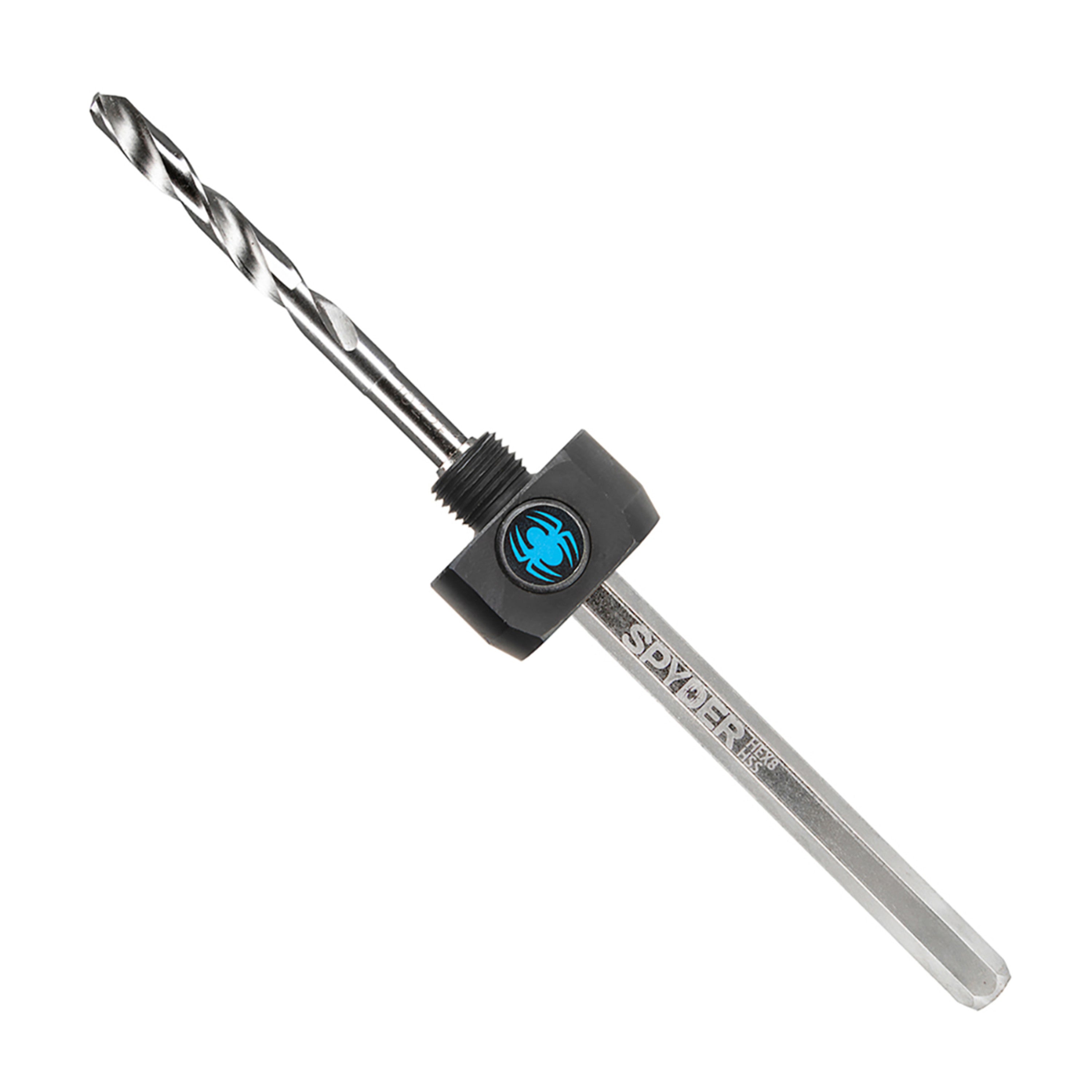 Hex8 3/8" HSS Quick Change Hole Saw Arbor Assembly Rapid Core Eject™