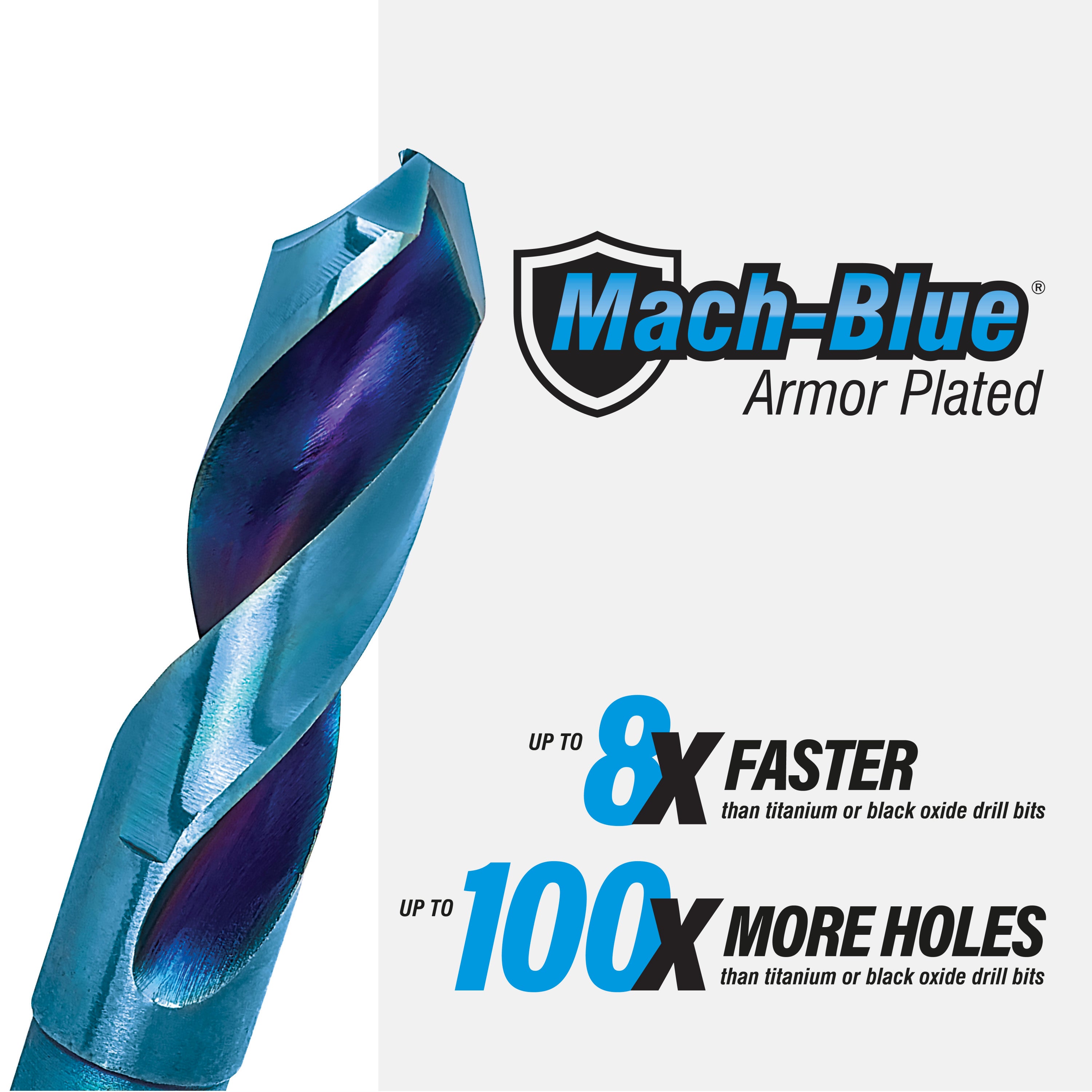 21/64"  Hex Shank Drill Bit Mach-Blue®