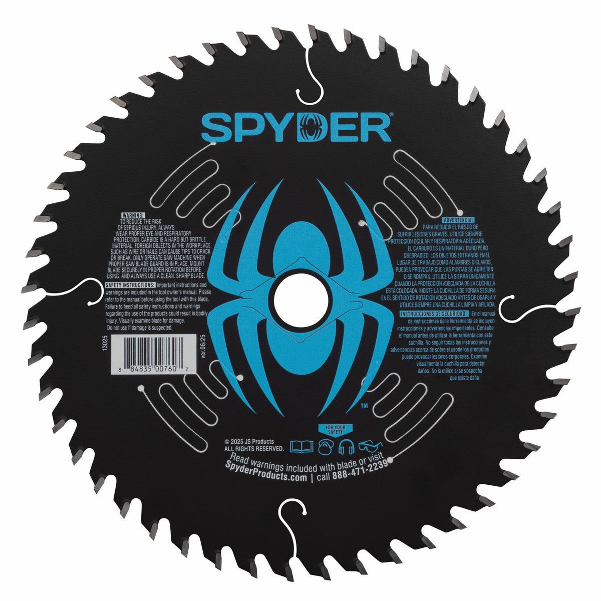 6-1/2" 48-Tooth Fine Finish Saw Blade for Wood