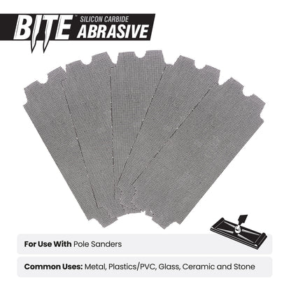 4.5" x 11.5" 220 Grit Silicon Carbide Sanding Screens (5-Pack)