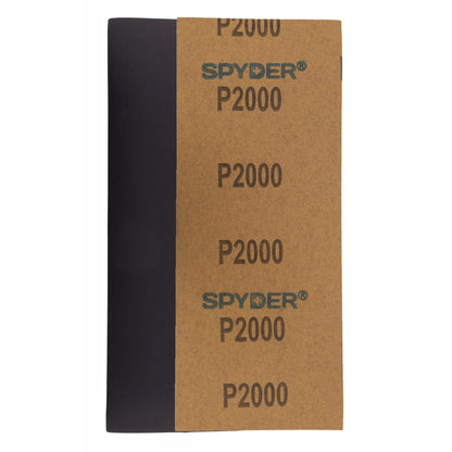 3-2/3" x 9" 2000 Grit Silicon Carbide Wet/Dry Sandpaper Sheets (10-Pack)