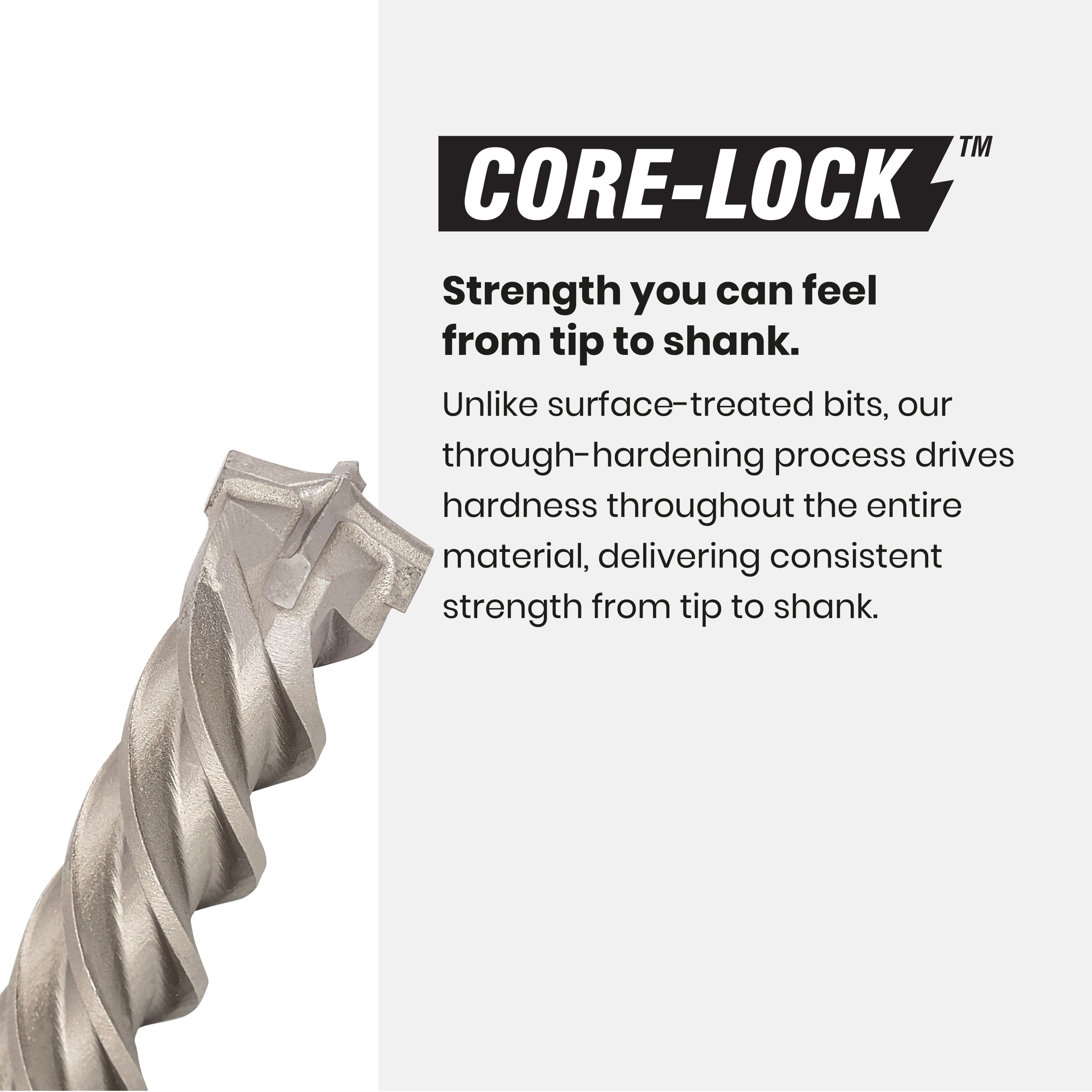 5/32" x 6" SDS-Plus 4-Cutter Carbide-Tipped Rotary Hammer Drill Bit