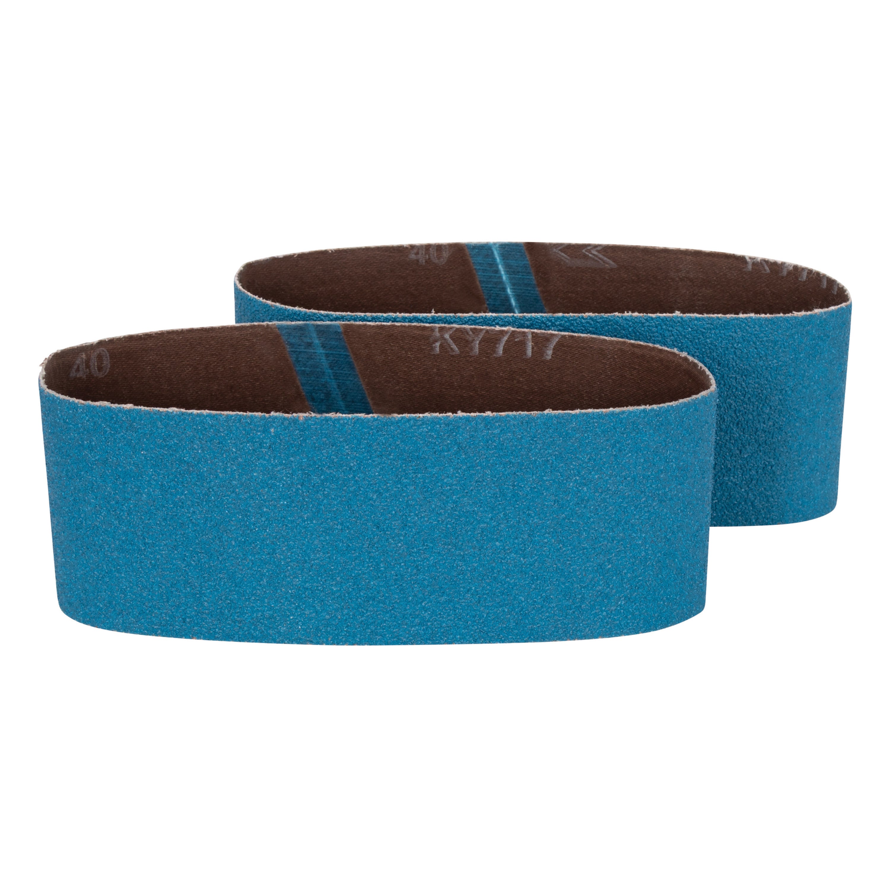3" x 18" 40 Grit Zirconia Tape Joint Sanding Belt (2-Pack)