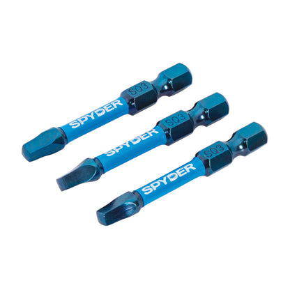 SQ3 x 2" Mach-Blue™ Driver Bit (3-Pack) Mach-Blue™