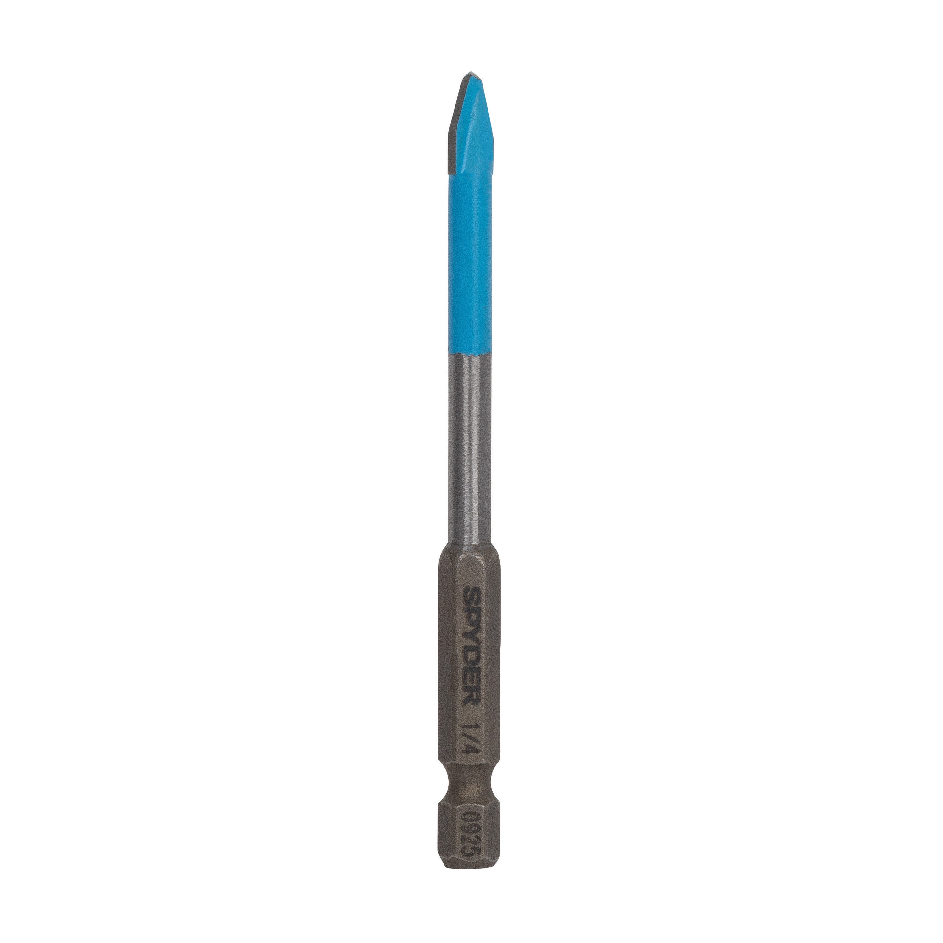 1/4" x 3.5" Quick-Release Hex Shank Carbide-Tipped Glass & Tile Drill Bit