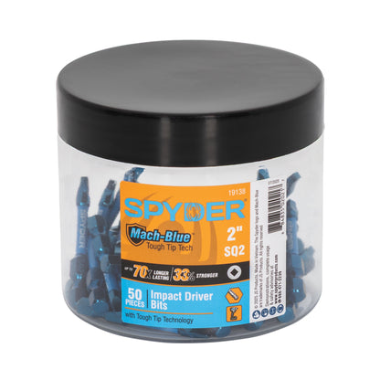 2" SQ2 Impact Driver Bit (50-Pack) Mach-Blue™