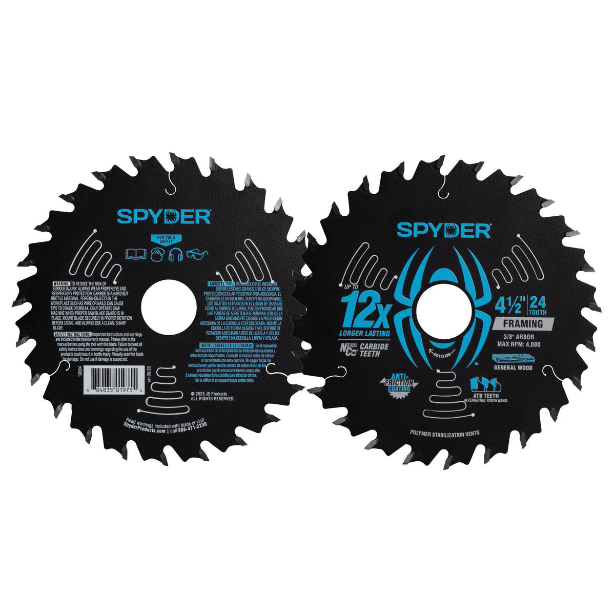 4-1/2" 24-Tooth Saw Blade for Framing