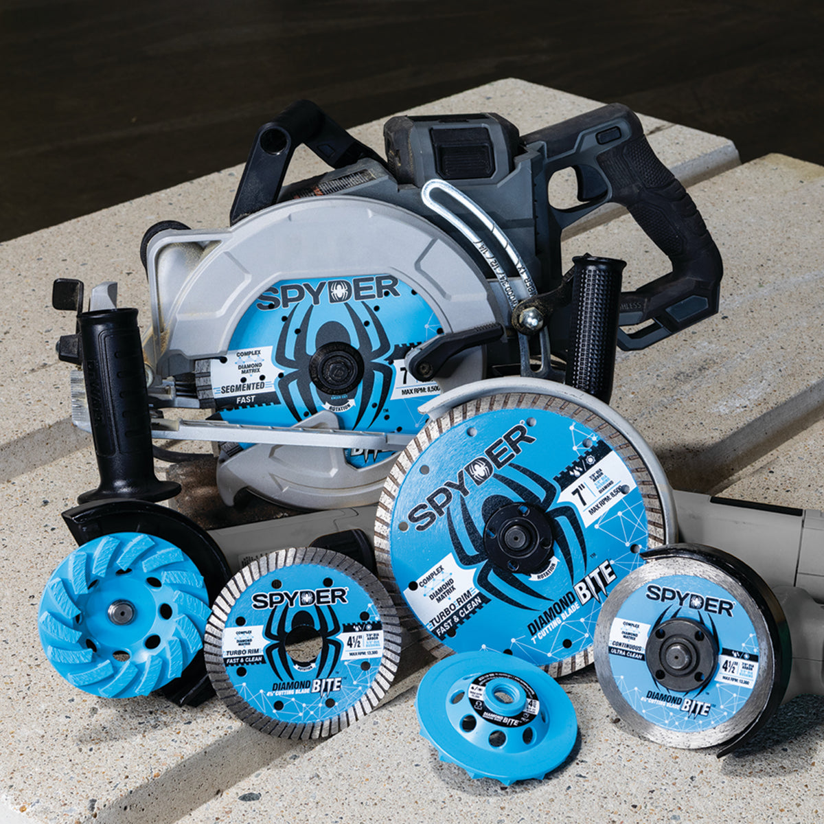 4-1/2" Wet/Dry Continuous Diamond Saw Blade Diamond Bite™