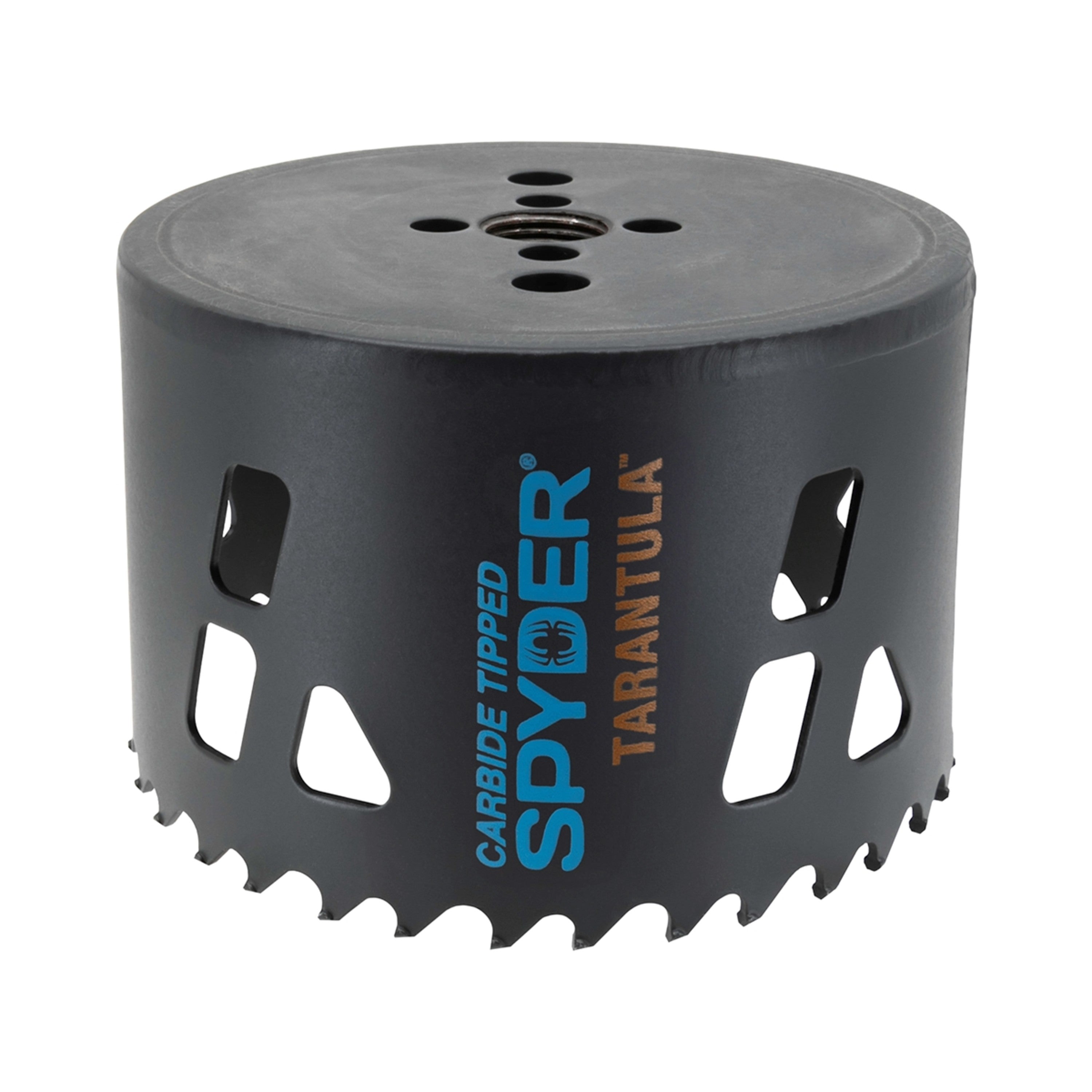 Sierra de corona para cortar metal y madera con punta de carburo Rapid Core Eject™ Tarantula™ de 4"