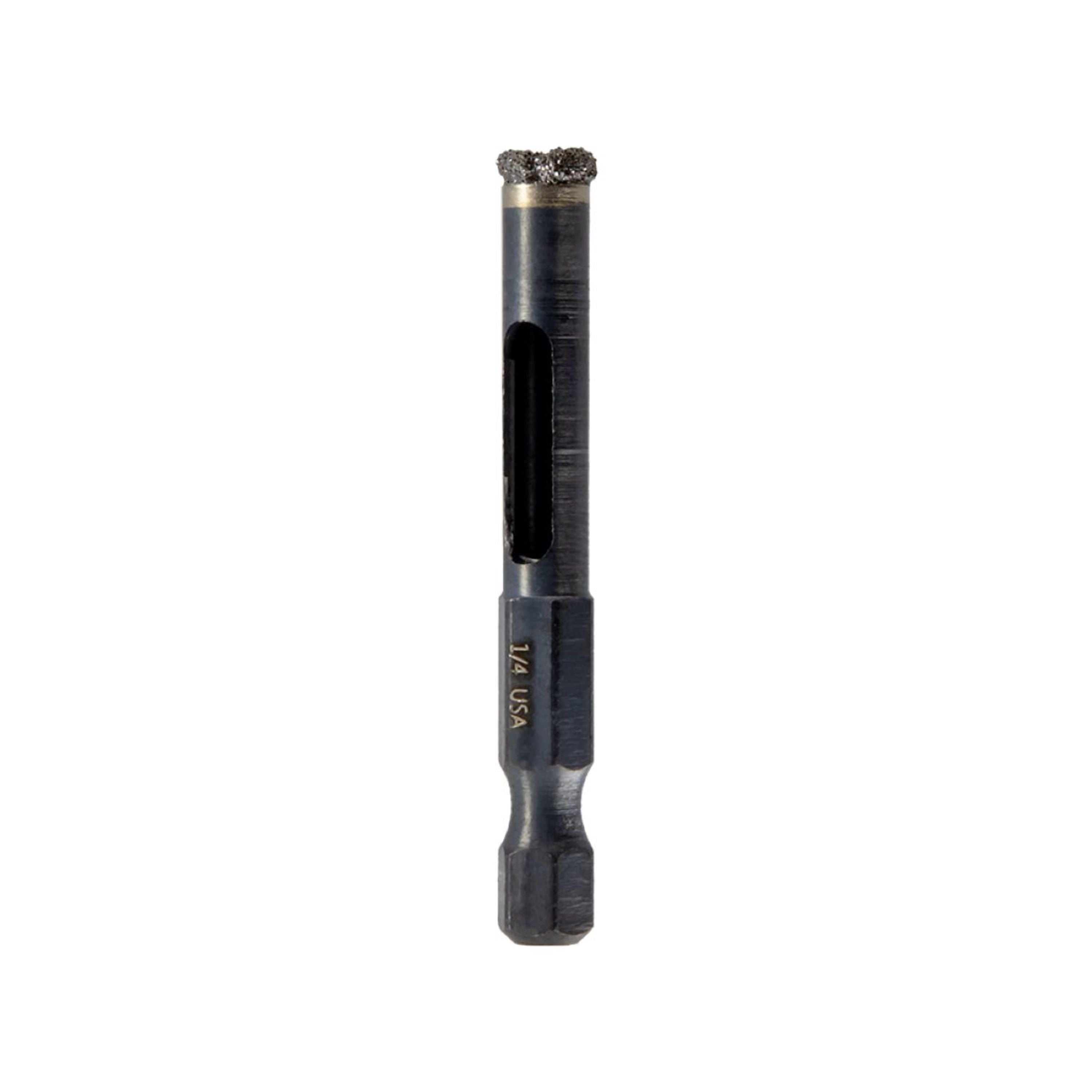 Broca de sierra de corona arborizada Diamond Edge de 1/4"