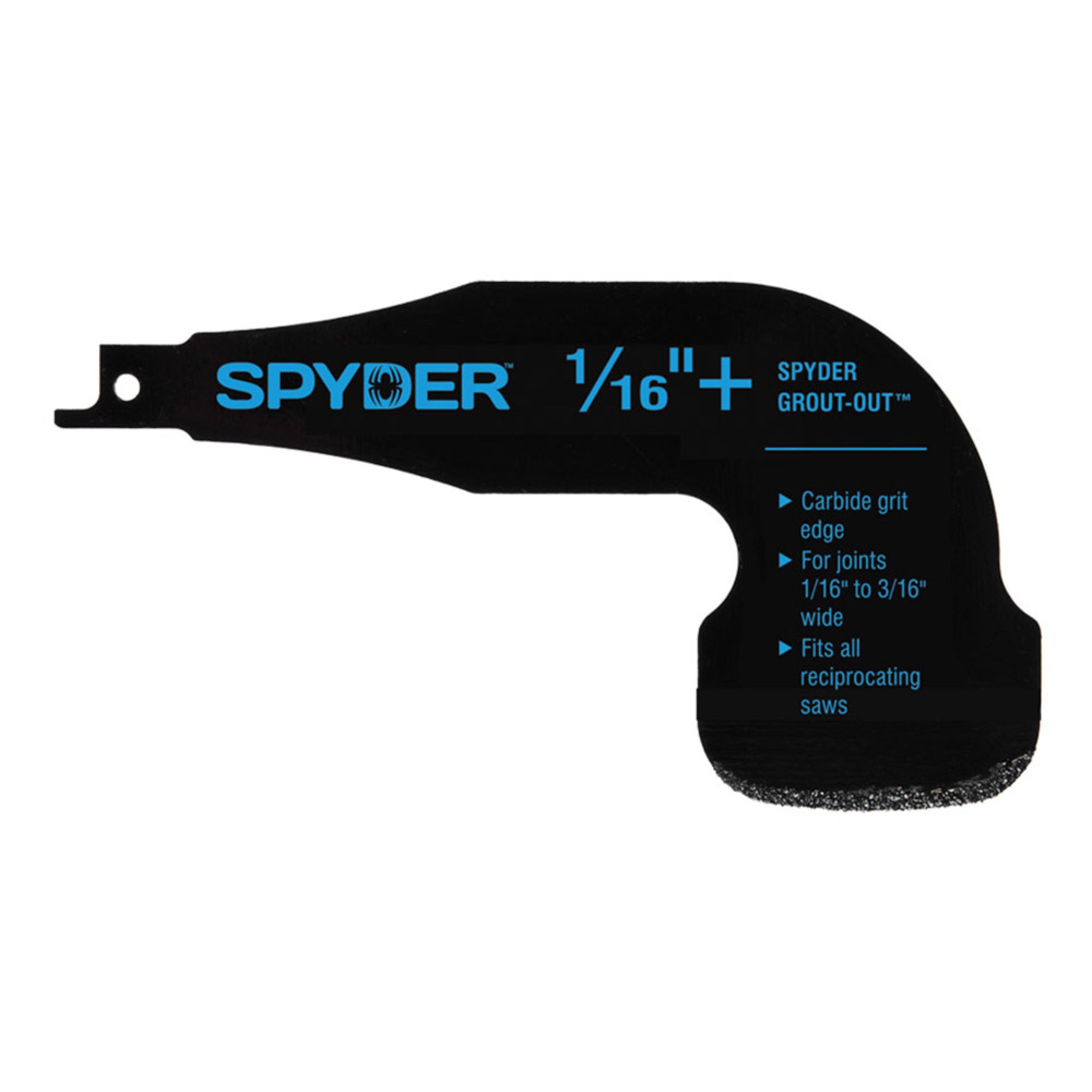 1/16 to 3/16" Grout Removal Tool, Attachment for Reciprocating Saws Grout-Out™