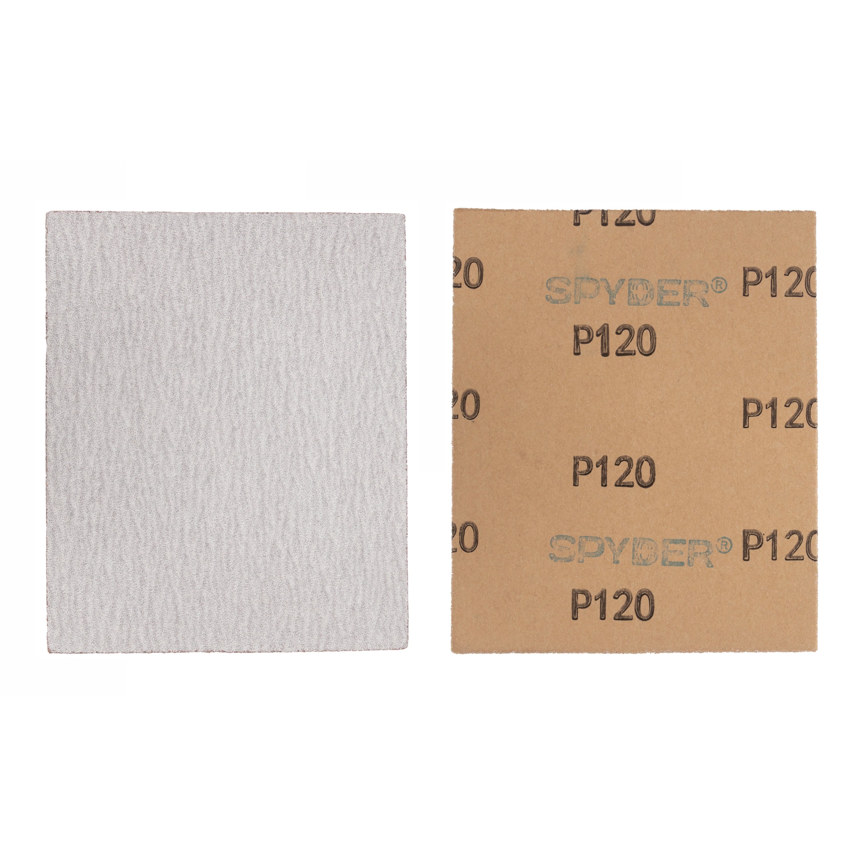 4.5" x 5.5" 120 Grit Aluminum Oxide with Stearate Sandpaper Sheets (8-Pack)
