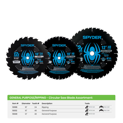 10" 40-Tooth General Purpose Saw Blade for Wood