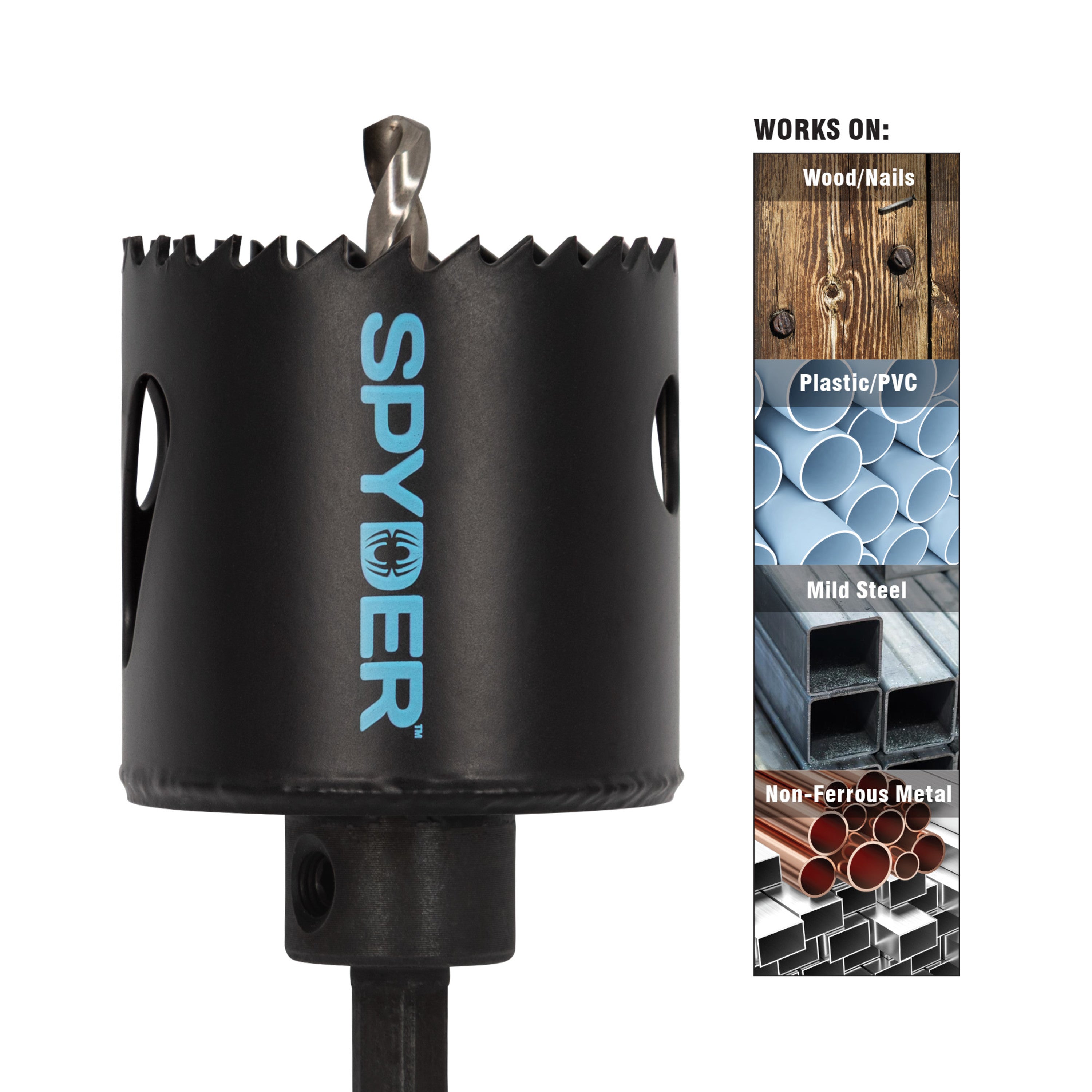 2-1/8" Bi-Metal Arbored Hole Saw