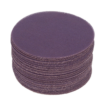 5" 320 Grit Ceramic Net Hook & Loop Sanding Discs (50-Pack)