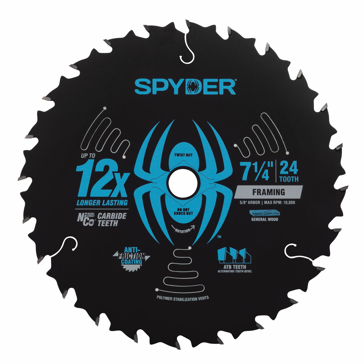 7-1/4" 24-Tooth Saw Blade for Framing