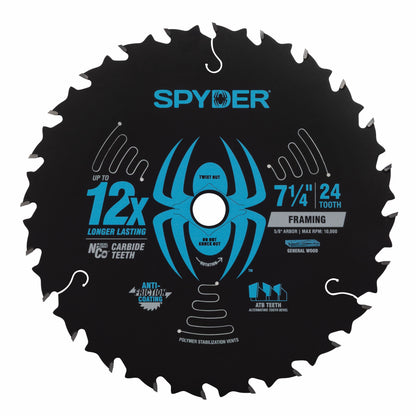 7-1/4" 24-Tooth Saw Blade for Framing