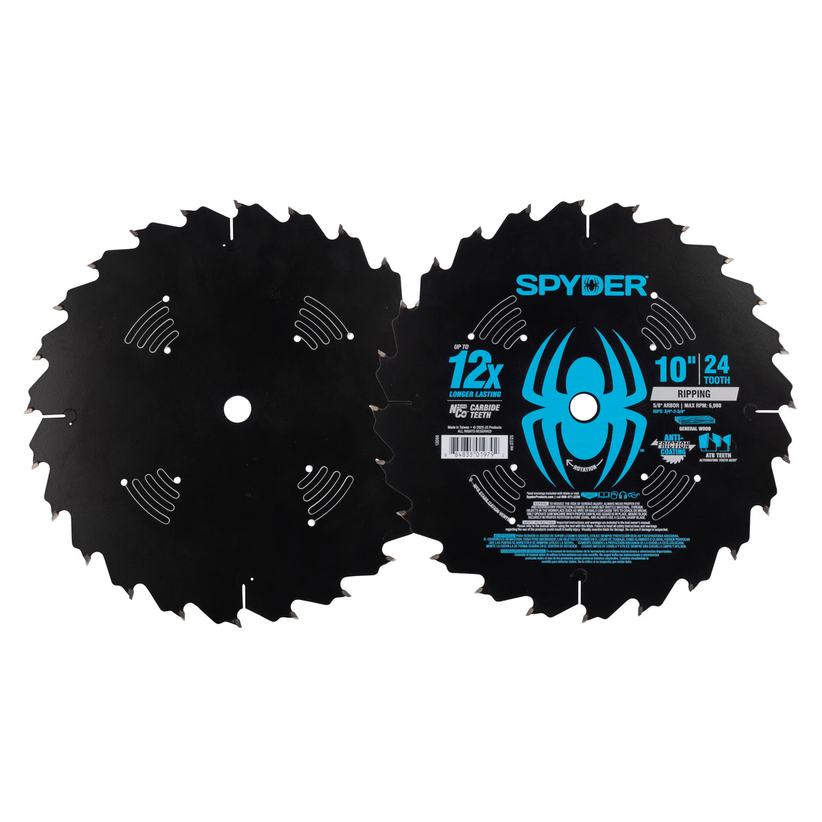 10" 24-Tooth Ripping Saw Blade for Wood