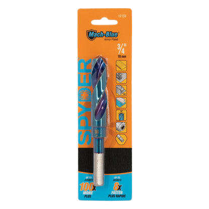 3/4"  Tri-Flat Shank S&D Drill Bit Mach-Blue®