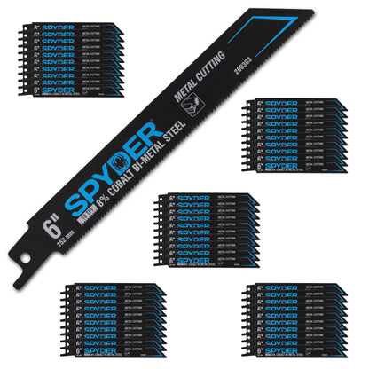 6" 18 TPI Bi-Metal Reciprocating Blade (50-Pack) Black Series™