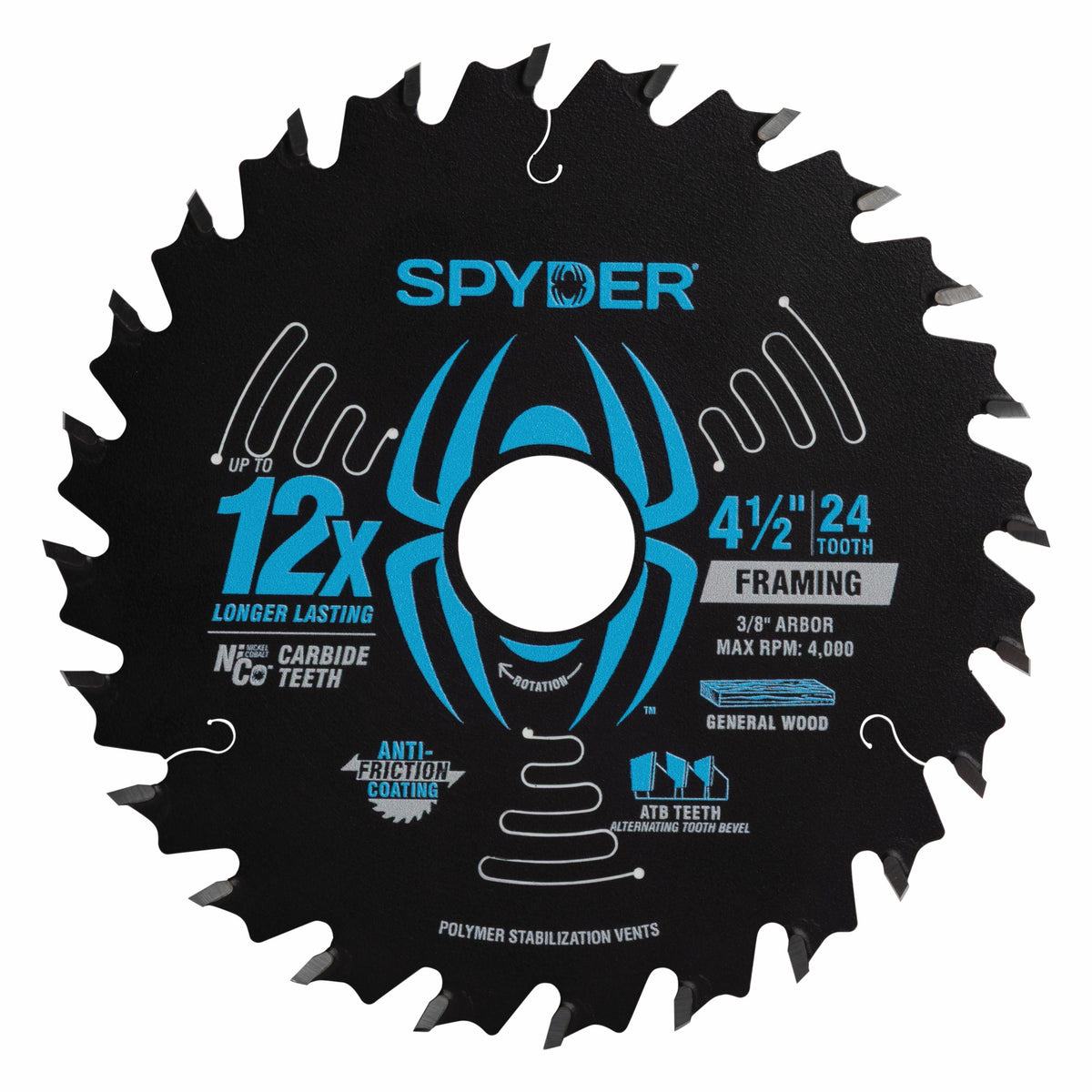 4-1/2" 24-Tooth Saw Blade for Framing