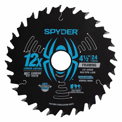 4-1/2" 24-Tooth Saw Blade for Framing