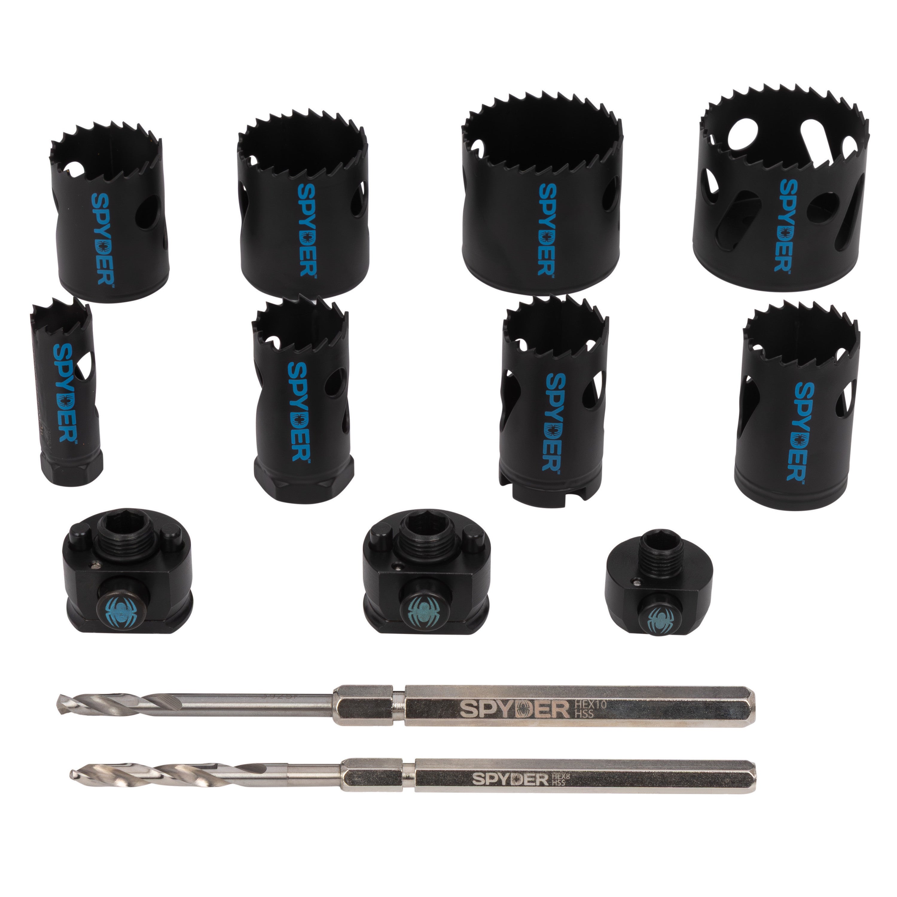 13-Piece Bi-Metal Plumbers Hole Saw Kit Rapid Core Eject® Bi-Metal