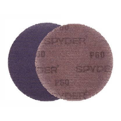5" 60 Grit Ceramic Net Hook & Loop Sanding Discs (50-Pack) Bite