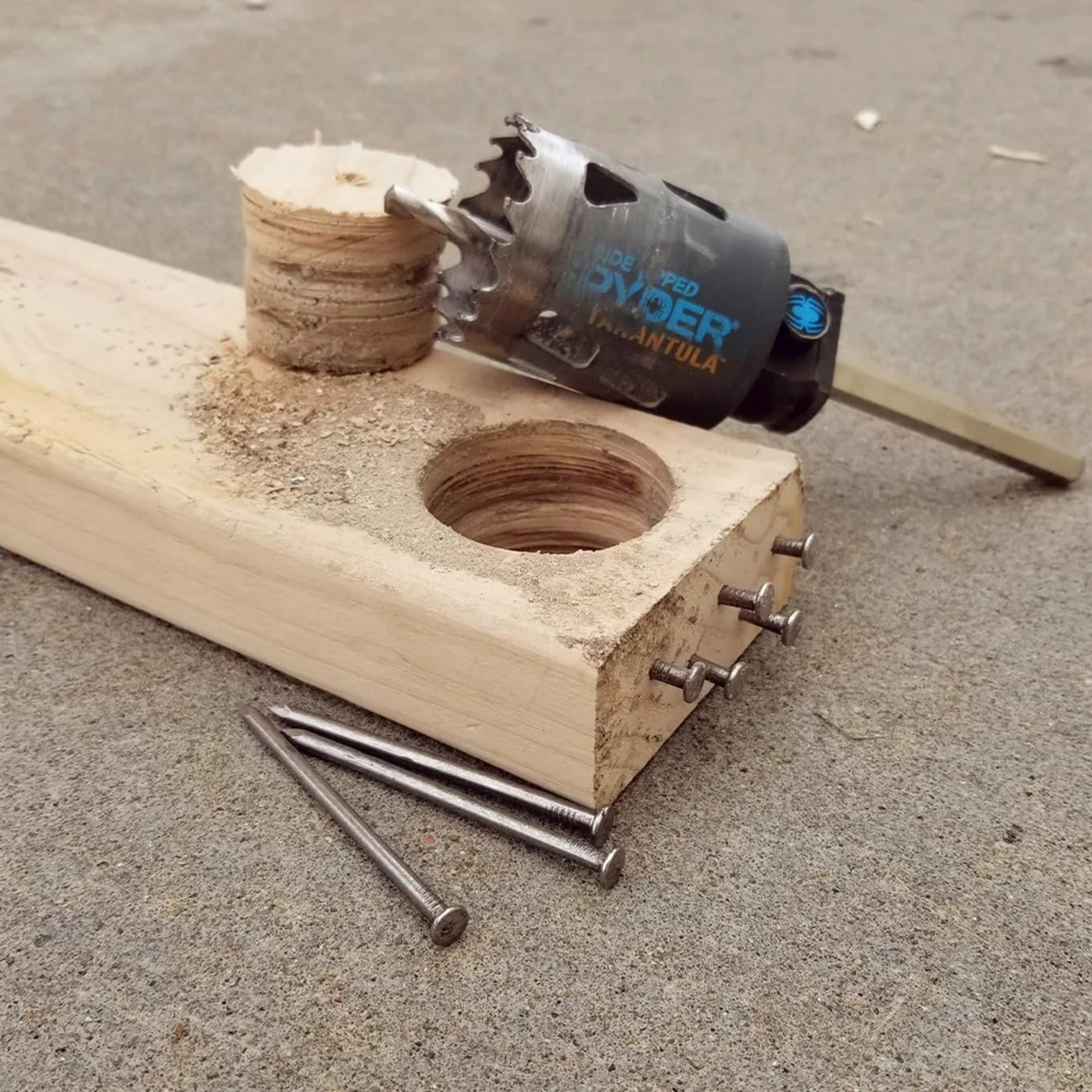 9-Piece Carbide Tipped Metal/Wood Cutting RCE Hole Saw Kit (1, 1-1/8, 1-3/8, 1-1/2, 2") Rapid Core Eject® Tarantula™