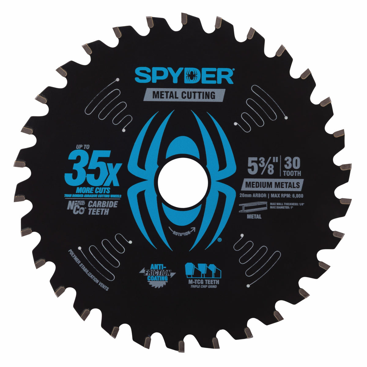 5-3/8" 30-Tooth Saw Blade for Medium Metal