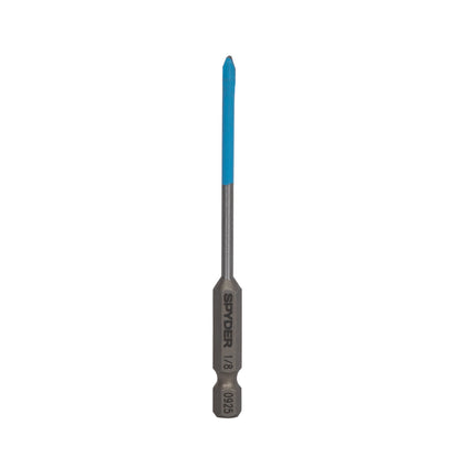 1/8" x 3.5" Quick-Release Hex Shank Carbide-Tipped Glass & Tile Drill Bit