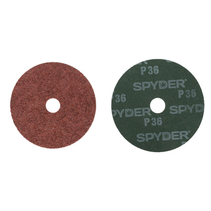 4" x 5/8" 36 Grit Aluminum Oxide Resin Fiber Sanding Discs (4-Pack)