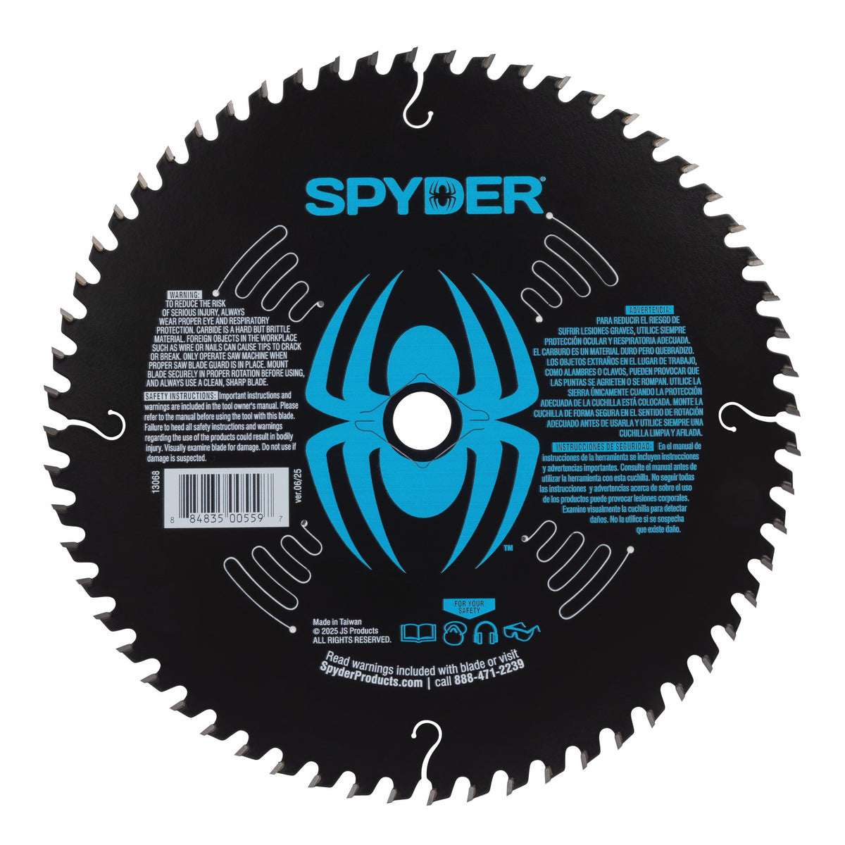 8-1/4" 60-Tooth Ultra Fine Finish Saw Blade for Wood