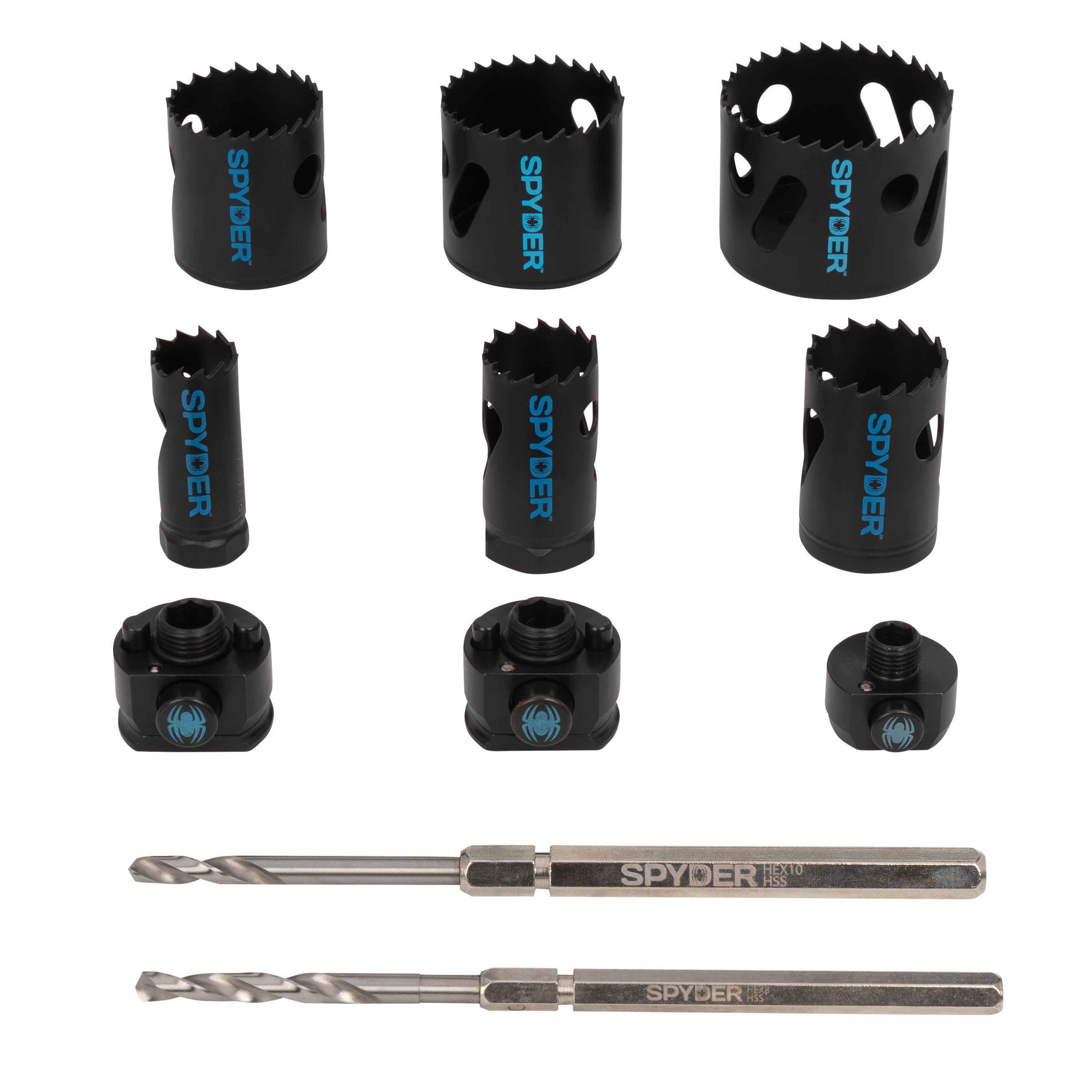11-Piece Bi-Metal Electricians Hole Saw Kit Rapid Core Eject® Bi-Metal