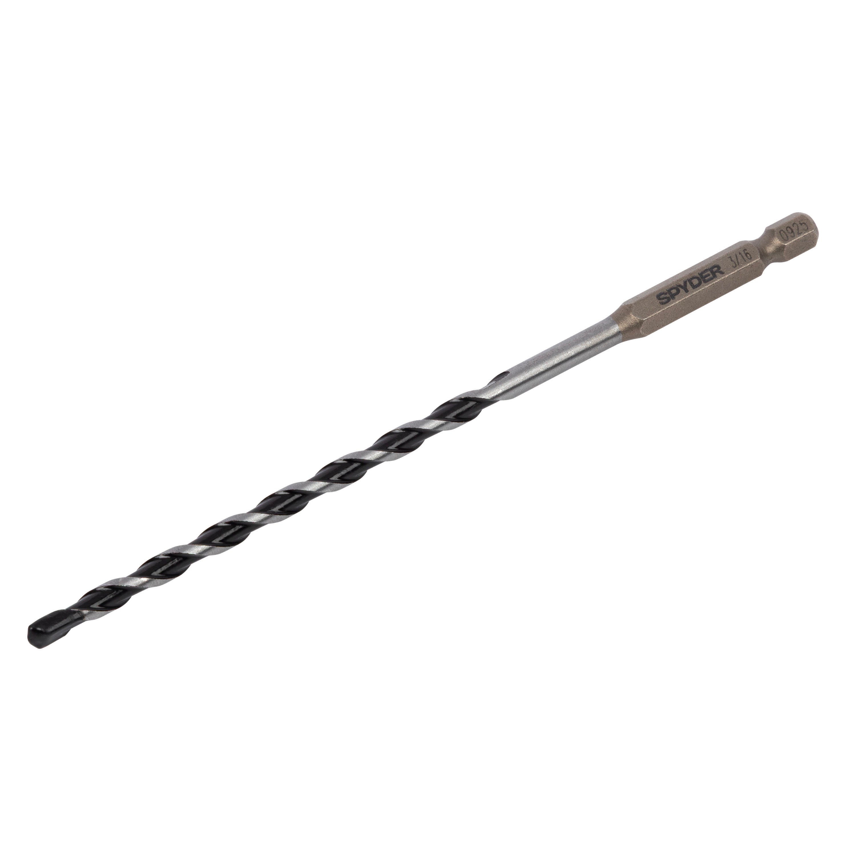 3/16" x 6" Impact Shank Hammer Drill Bit