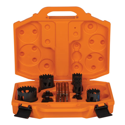 13-Piece Tarantula™ Carbide-Tipped Electricians Hole Saw Kit Rapid Core Eject® Tarantula™