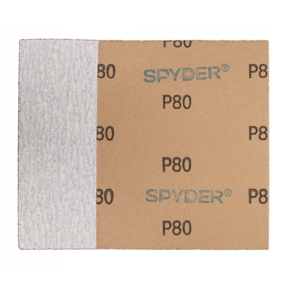 4.5" x 5.5" 80 Grit Aluminum Oxide with Stearate Sandpaper Sheets (8-Pack)