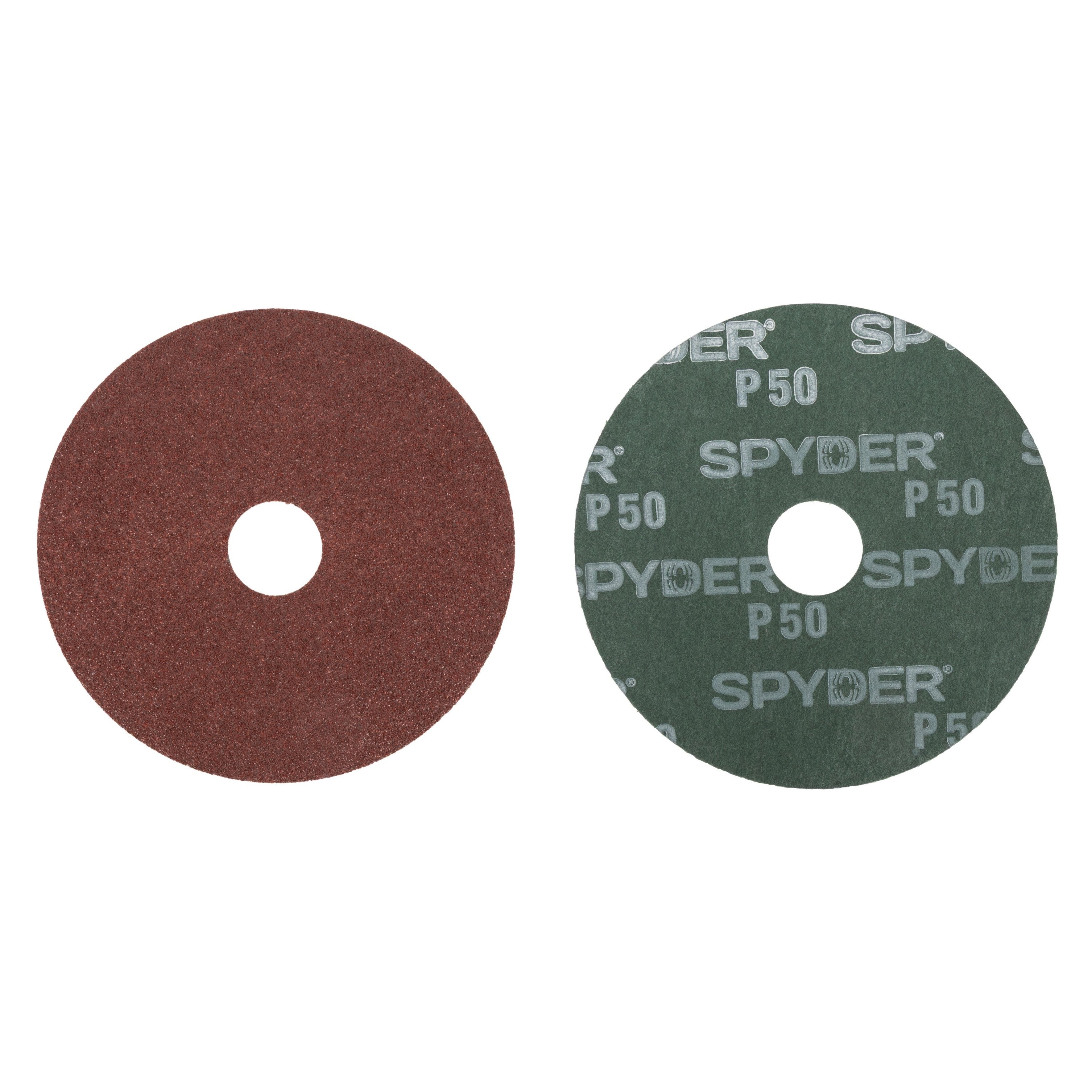 4-1/2" x 7/8" 50 Grit Aluminum Oxide Resin Fiber Sanding Discs (4-Pack)