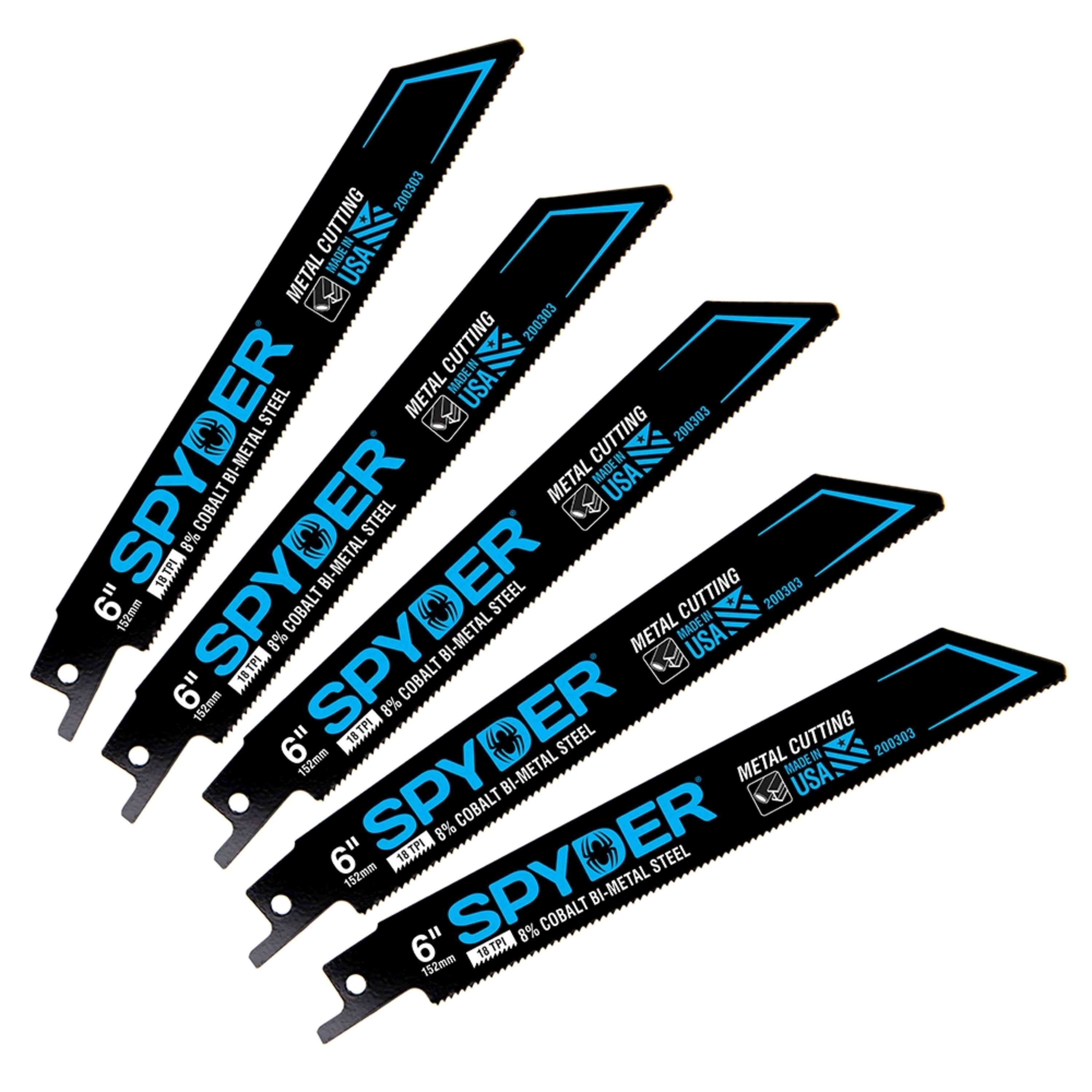 Hoja reciprocante Black Series™ de 6" y 18 TPI (paquete de 5)