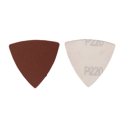 10-Piece 3" No Hole Detail Sanding Block & Paper Oscillating Tool Sanding Kit Sanding