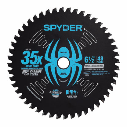 6-1/2" 48-Tooth Saw Blade for Metals & Stainless Steel
