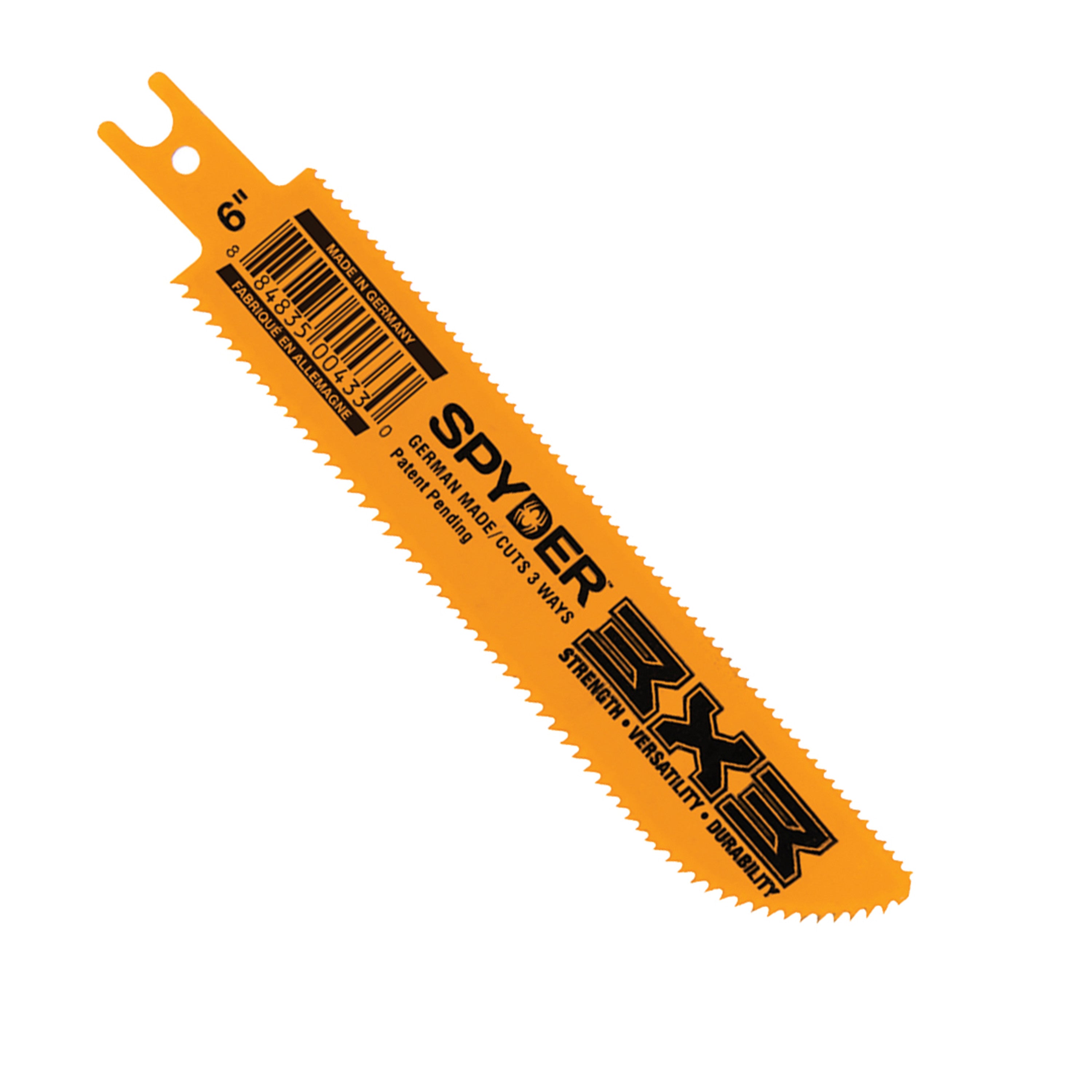 Hoja de sierra recíproca de doble cara 3X3™ de 6" para cortar madera y metal, 10/14 TPI