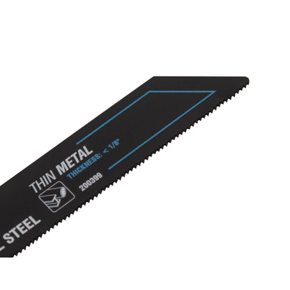 6" 24 TPI Bi-Metal Reciprocating Saw Blade (5-Pack)